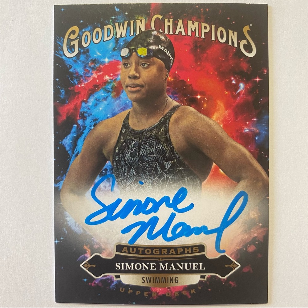 Simone Manuel Authentic Autograph - image 1